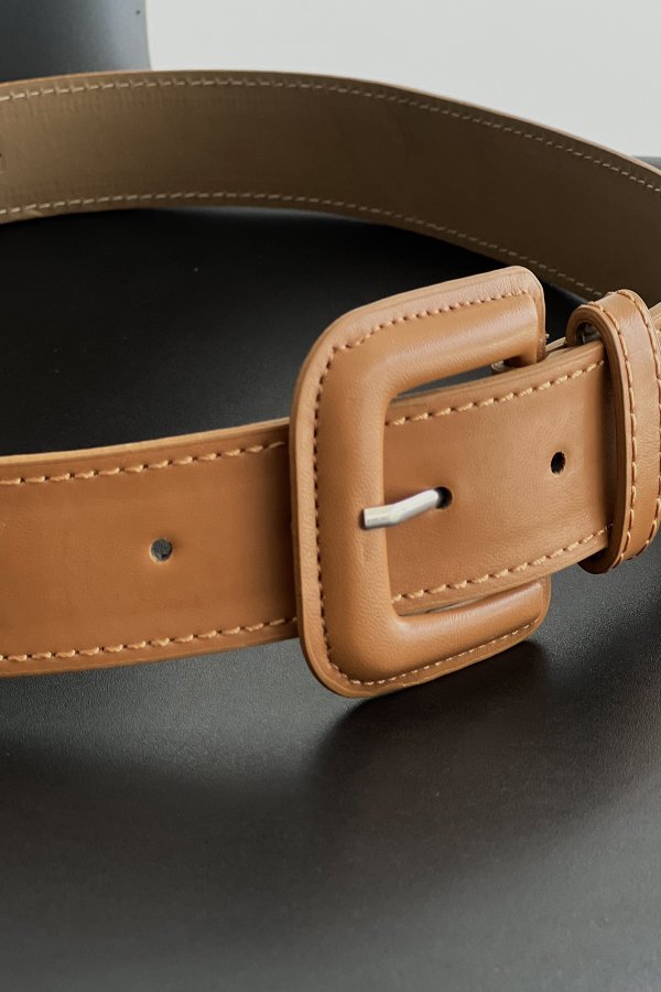 Kare Kaplama Tokalı Kemer